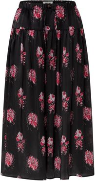 Fleur Silk Skirt