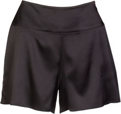 Odile Silk Shorts In Black