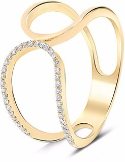 Prater Diamond Ring 18k Yellow Gold