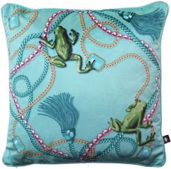 Tiana Aqua Velvet Cushion