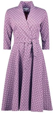 Purple Midi Doreen Dress