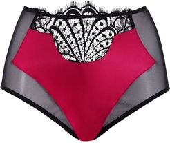 Renée Raspberry High Waisted Brief