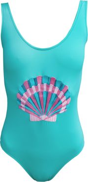 Seashell Embroidered Swimsuit