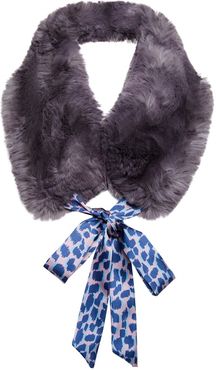 Faux Fur - Super Soft- Collar - Grey