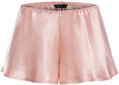 Silk Satin Shorts - Pink