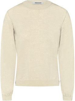 Off-White Round-Neck Sweater