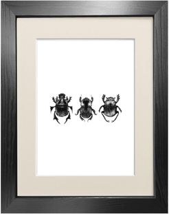 'Dung Beetles' - Fine Art Print A5