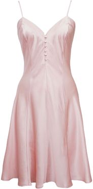 Silk Chemise Dress - Pink