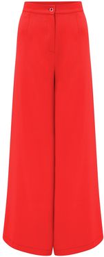 Red Flare Pants