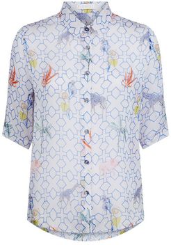 Mildred Shirt In Bamboo Print