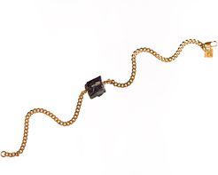 The Raw One Anklet Black Tourmaline