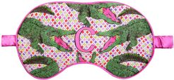 C For Crocodile - Silk Eye Mask