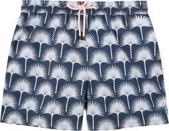 Swim Trunks Fan Palm - Navy