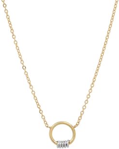 Wrap Me Up- 14K Gold Eternity Circle Pendant