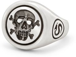 Jolly Roger Skull & Bones Signet Ring