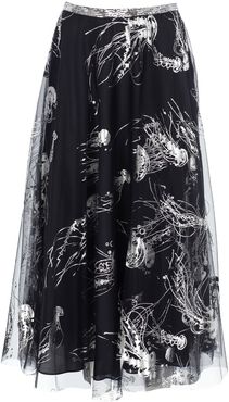 Palmira Printed Tulle Skirt