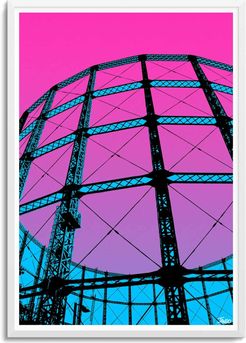 Hackney Gasworks A3 Print