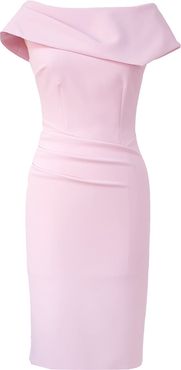 Olympia Dress Pale Pink Crepe