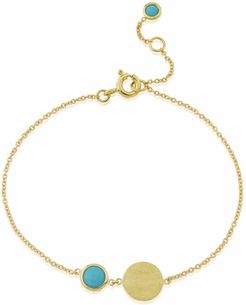 Bali 9Ct Gold December Birthstone Bracelet Turquoise