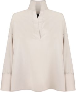 Grace Beige Cotton Shirt