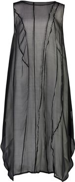 Layered Ravine Dress - Black & Ivory