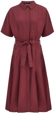 Ashes Kimono Wrap Dress In Pepper