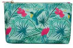 Hummingbird Vegan Leather Makeup Bag