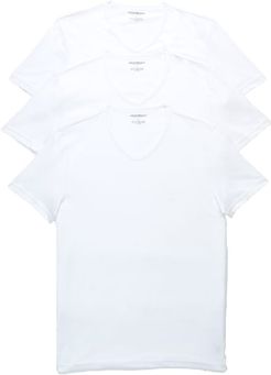 Pure Cotton V-Neck T-Shirt 3-Pack