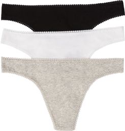 Cabana Cotton Low Rise Hip G Thong 3-Pack