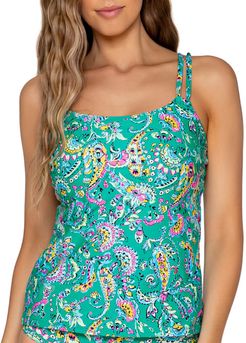 Paradise Paisley Taylor Underwire Tankini Top