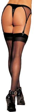 Sheer Back Seam Stockings