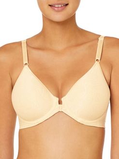 Comfort Revolution Front-Close T-Shirt Bra