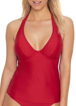 Rouge Halter Tankini Top