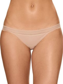 Classic Cotton Lace Trim Bikini