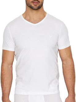 Pure Cotton V-Neck T-Shirt 3-Pack