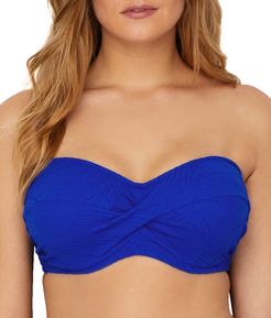 Ottawa Twist Underwire Bandeau Bikini Top