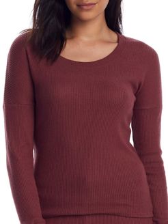 Comfort Rib Knit Lounge Top