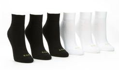 Quarter Top Cushion Sport Socks 6-Pack