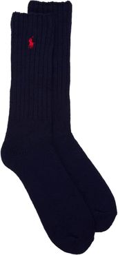 Wool Ribbed Boot Socks