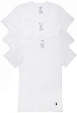 Slim Fit Cotton V-Neck T-Shirt 3-Pack