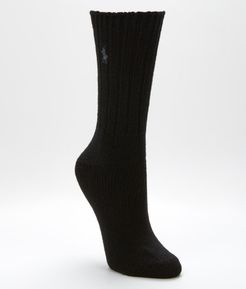 Wool Ribbed Boot Socks
