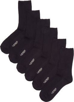 Rib Trouser Socks 6-Pack