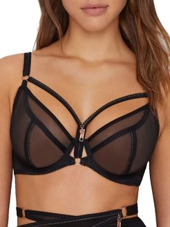 Unzipped Plunge Bra