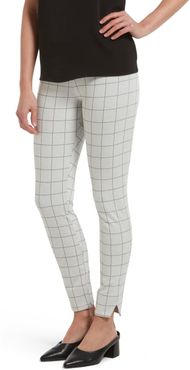 Plaid Ponte Pants