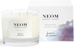 Real Luxury De-Stress Scented 3 Wick Candle