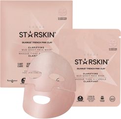 SILKMUD™ maschera-fango purificante in tessuto all'argilla rosa francese