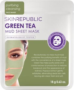 Green Tea Mud maschera in tessuto 18 g