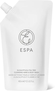 Eucalyptus and Tea Tree Cleansing Hand and Body Wash 400ml