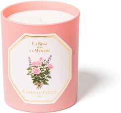 Carrière Frères Scented Candle - La Rose Aime la Menthe 185g