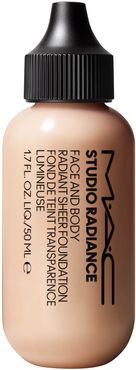 Studio Face and Body Radiant Sheer Foundation 50ml - Various Shades - W1